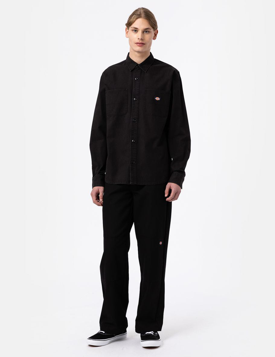 Duck Canvas Shirt - Stone Washed Black