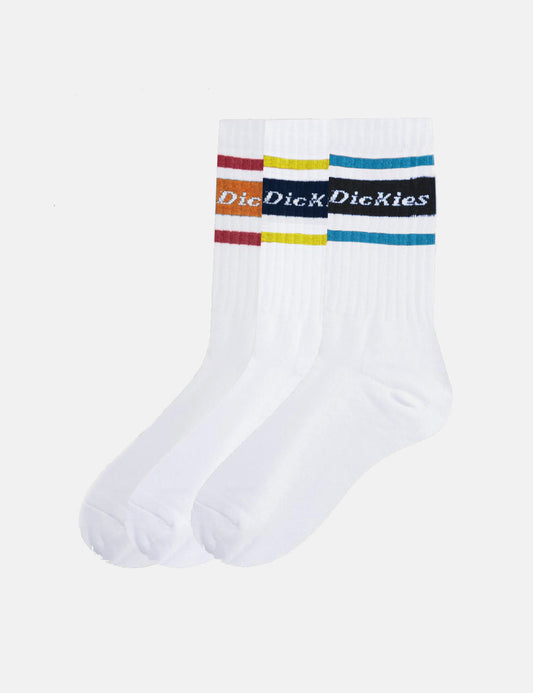 Madison Heights 3-Pack Socks - White/Mixed