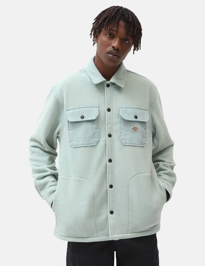 Mackenzie Fleece Overshirt - Jadeite Green